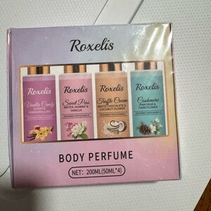 Thermal Vacuum Bottle Set in Blush Pink Roxelis Body Perfume Set &